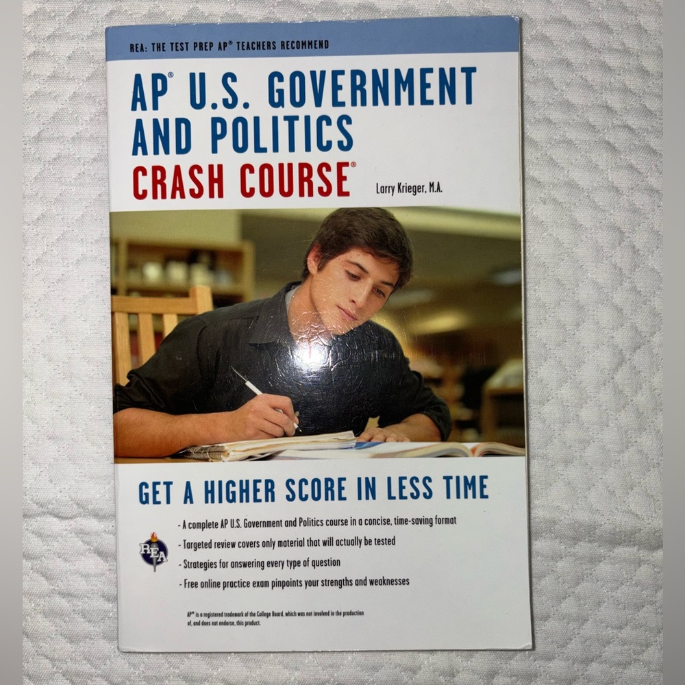 AP U.S. Government and Politics Crash Course Book